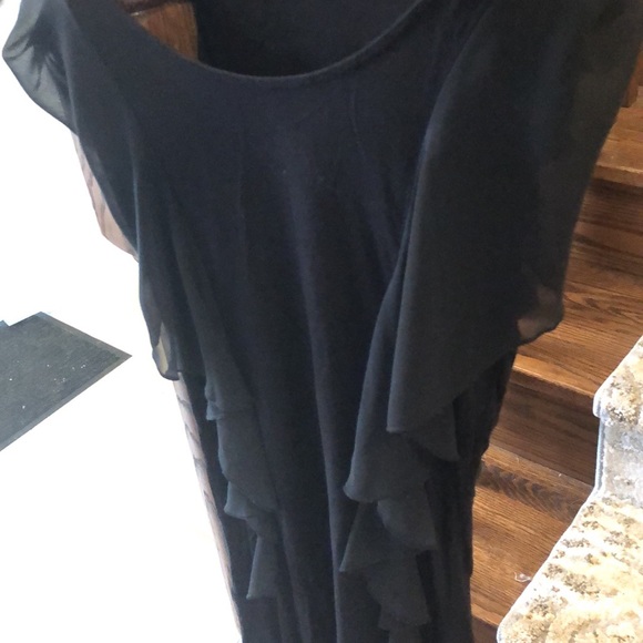 Black whimsical tshirt dress - Picture 2 of 2